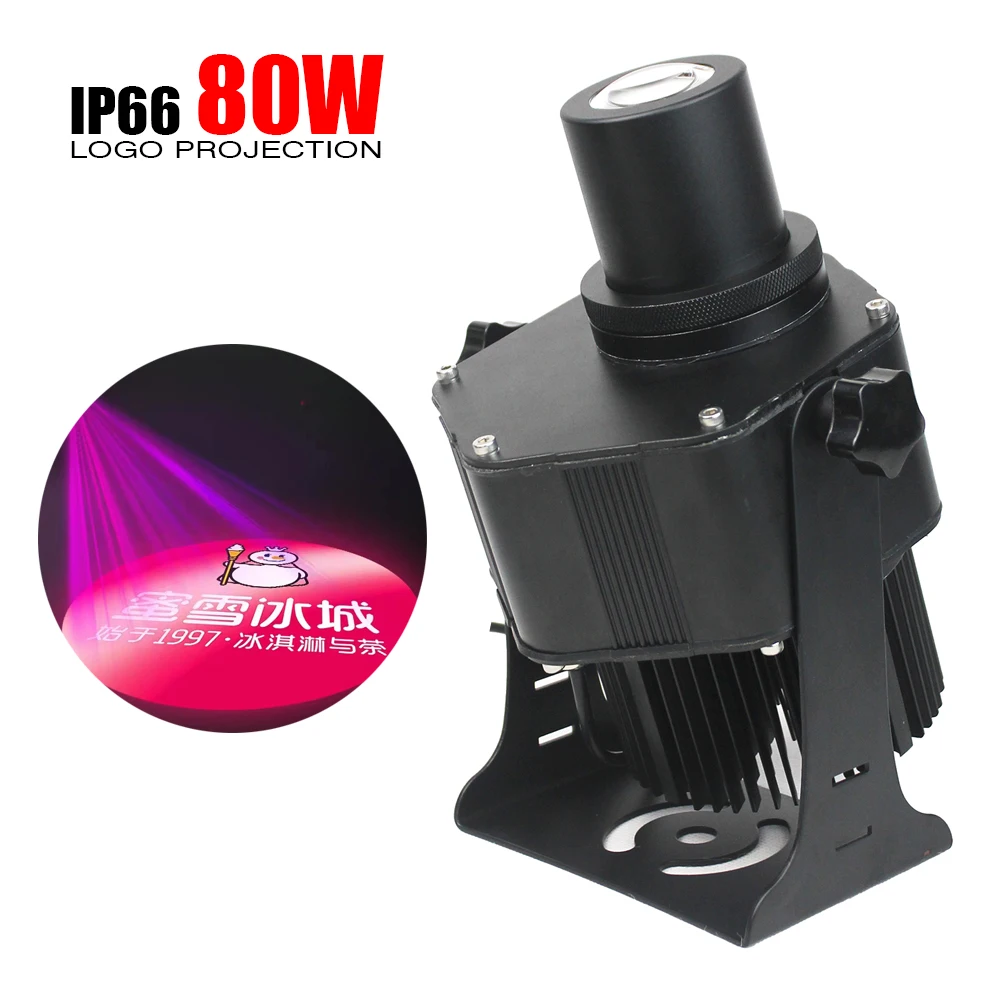 Проектор Gobo с логотипом 80 Вт пользовательские изображения Высокоэффективная