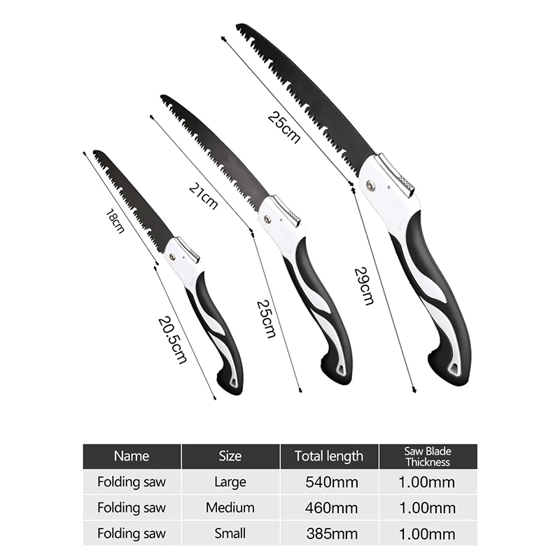 New 395/465/535/635mm Folding Saw Heavy Duty Extra Long Blade Hand Saw SK5 Japanese Saw Trimming Cutting HacksawGarden Pruning images - 6