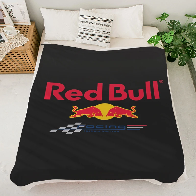 Одеяло для кемпинга на заказ S-Red Bulls одеяло до колена зимние пушистые мягкие