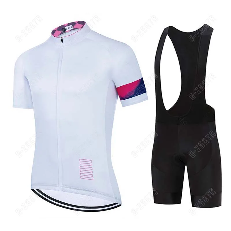 2022 Cycling Jersey Sets Pro Team Cycling Clothing Quick Dry Short Sleeves MTB Bike Clothes 19D Gel Pad Bib Pants Bicycle Shirt