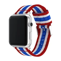nylon strap for apple watch band 44mm 40mm 42mm 38mm 41mm 45mm smartwatch wristband belt loop bracelet iwatch series 3 5 se 6 7