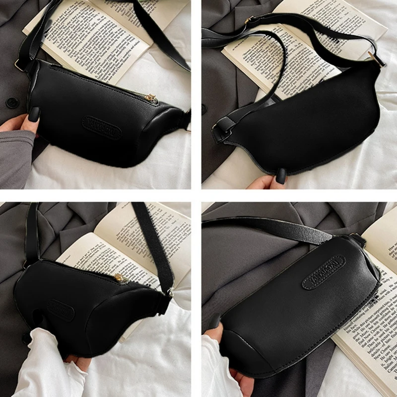 2023 Fanny Pack PU leather Lady Chest Bag Women Casual Waist Bag Female Travel Multifunction Mobile Phone Holder Shoulder Purse