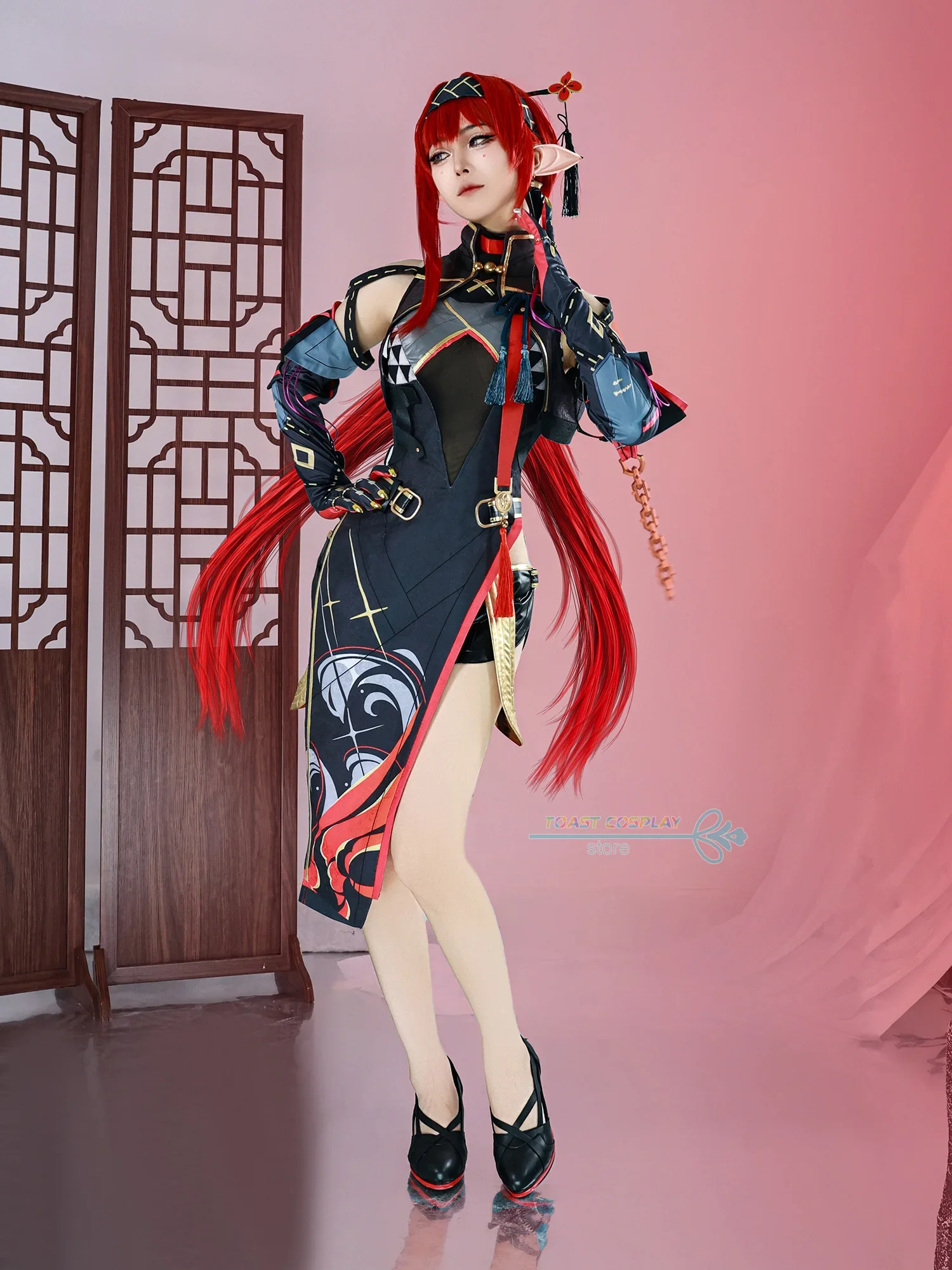 Иньлин Косплей Игра Wuthering Waves Костюм Аниме Костюмы Вечерние наряды для ролевых