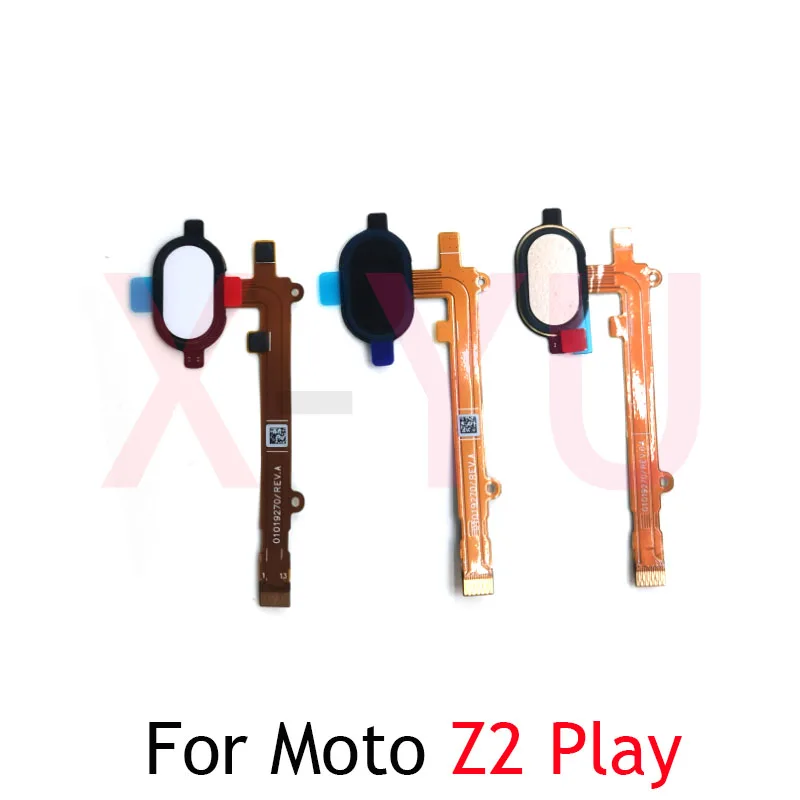Для Motorola Moto Z Play XT1635 Главная Кнопка Датчик отпечатков пальцев возврат питания