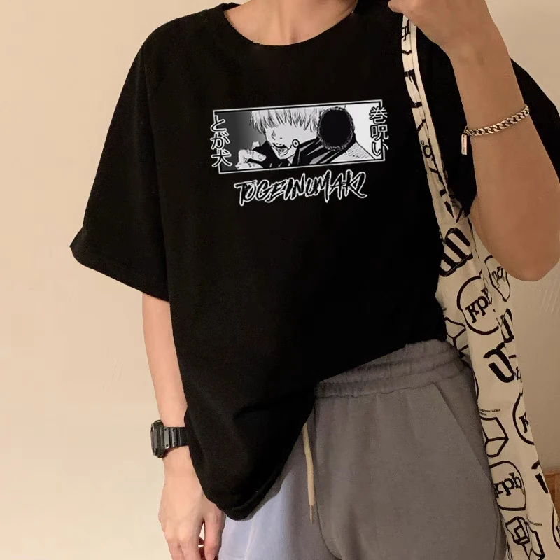 

Trendy Comic Jujutsu Women T-shirts Hip Hop Casual Short Sleeve T Shirt Fashion Woman Blouses 2022 Streetwear y2k Clothes Tops