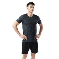 mens shirt sport quick dry t shirt short sleeve outdoor breathable tops hiking climbing t shirt for man