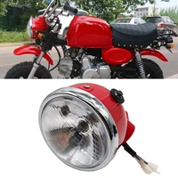 motorcycle front light headlight head light lamp head light assembly for macaquinho z50 little monkey dirt pit bike