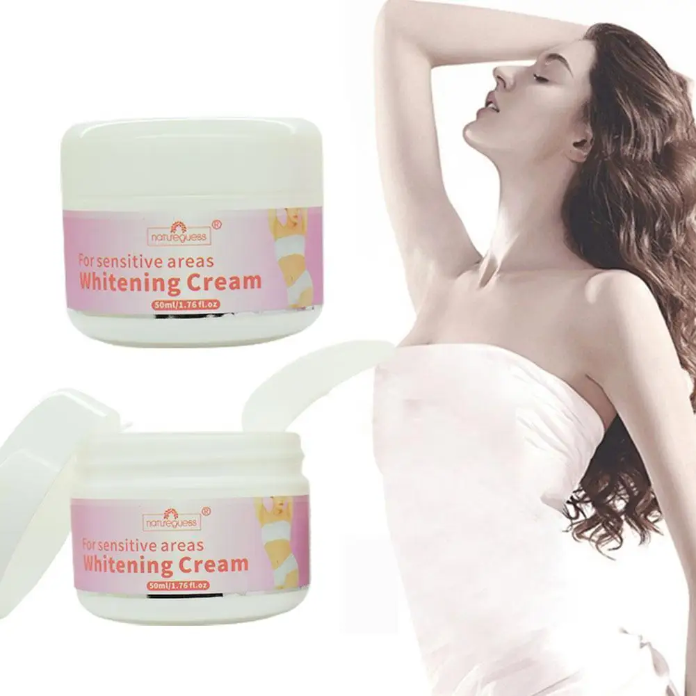 

Whitening Cream Bleaching Face Lightening Care Underarm Armpit Legs Knees Private Parts Body Moisturizing Dark Spot Brighten 50G