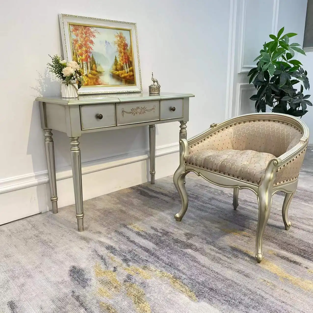 

Мебель для спальни, американский журнальный столик из массива дерева, современный Минимализм