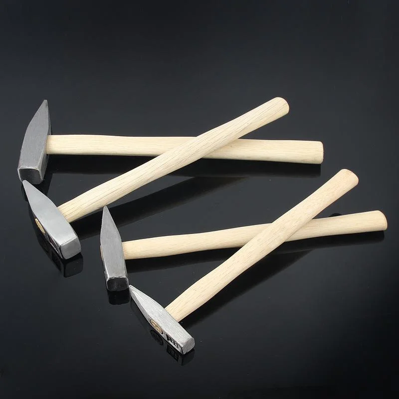 Mini-Holzgriff-Werkzeuge, Holzgriff, Monteur, Entenschnabelhammer, flacher Kopf, Blech, Haushalt, klein – Detail 6