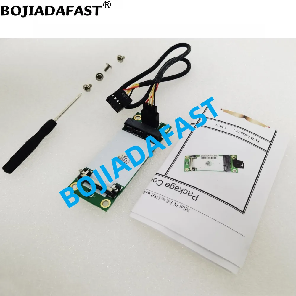 USB 2.0 9-контактный адаптер Mini PCI-E MPCIe для беспроводной связи с 1 слотом для SIM-карты для модуля 3G 4G LTE GSM-модема (art.: 3920da4797eda) - 3920da4797eda