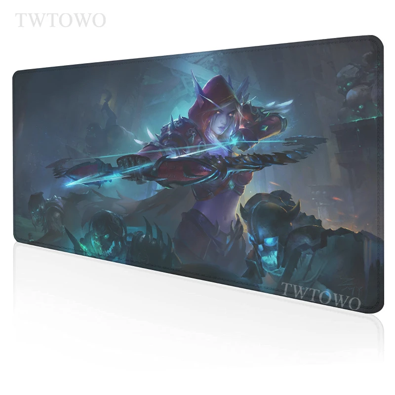 

Wow World of Warcraft Sylvanas Windrunner Mouse Pad Gamer Custom XXL Large Mouse Mat MousePads Carpet Natural Rubber Gamer