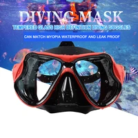 swimming goggles diving mask tempered glass snorkeling mask professional scuba snorkel water sports equipments