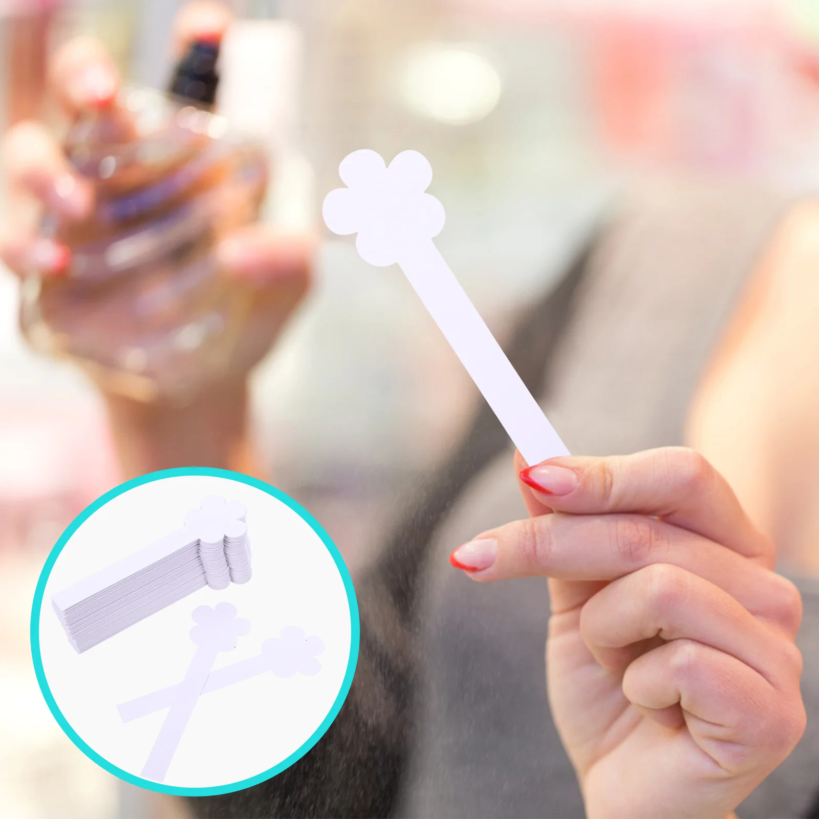 

100pcs Fragrance Paper Strips Perfume Test Paper Perfume Test Paper