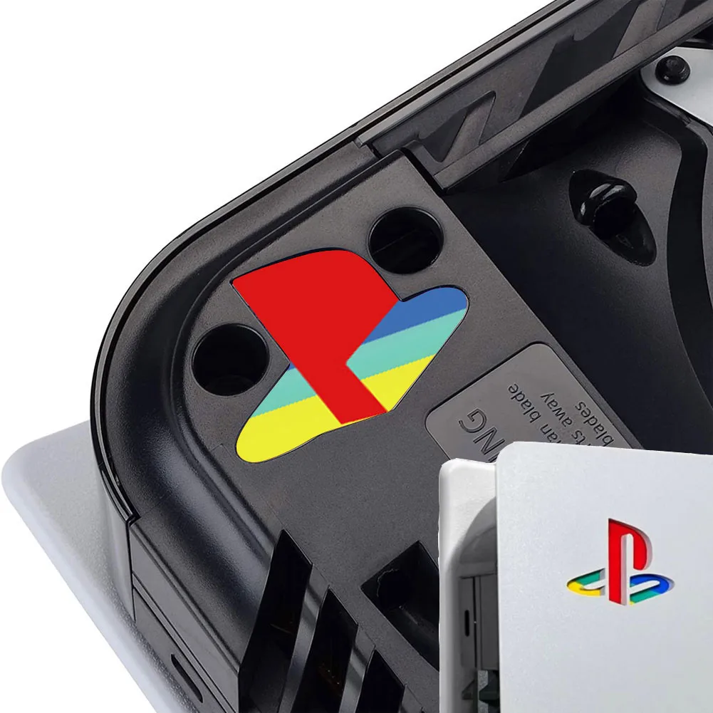 Световая наклейка DATA FROG для консоли PS 5 наклейка-подставка с логотипом