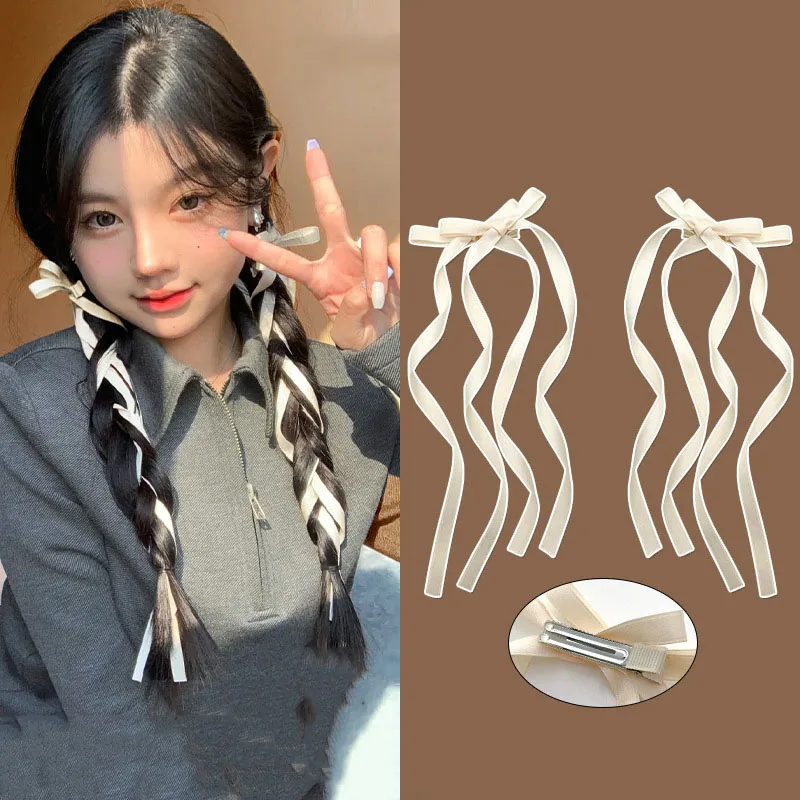 

Kpop Accessories Lolita Girls Bow Hairpin Sweet Cute Girl Female Hair Clips Barrettes Lovely Headwear Hair Accessories 1pc