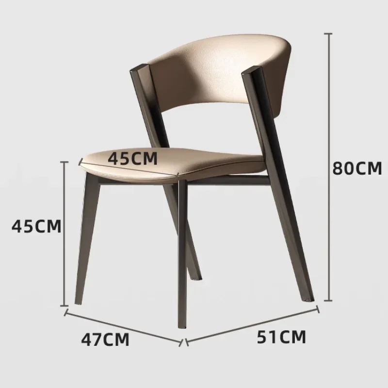 Стул игровой мягкий для кафе винтажный современный роскошный обеденный стул