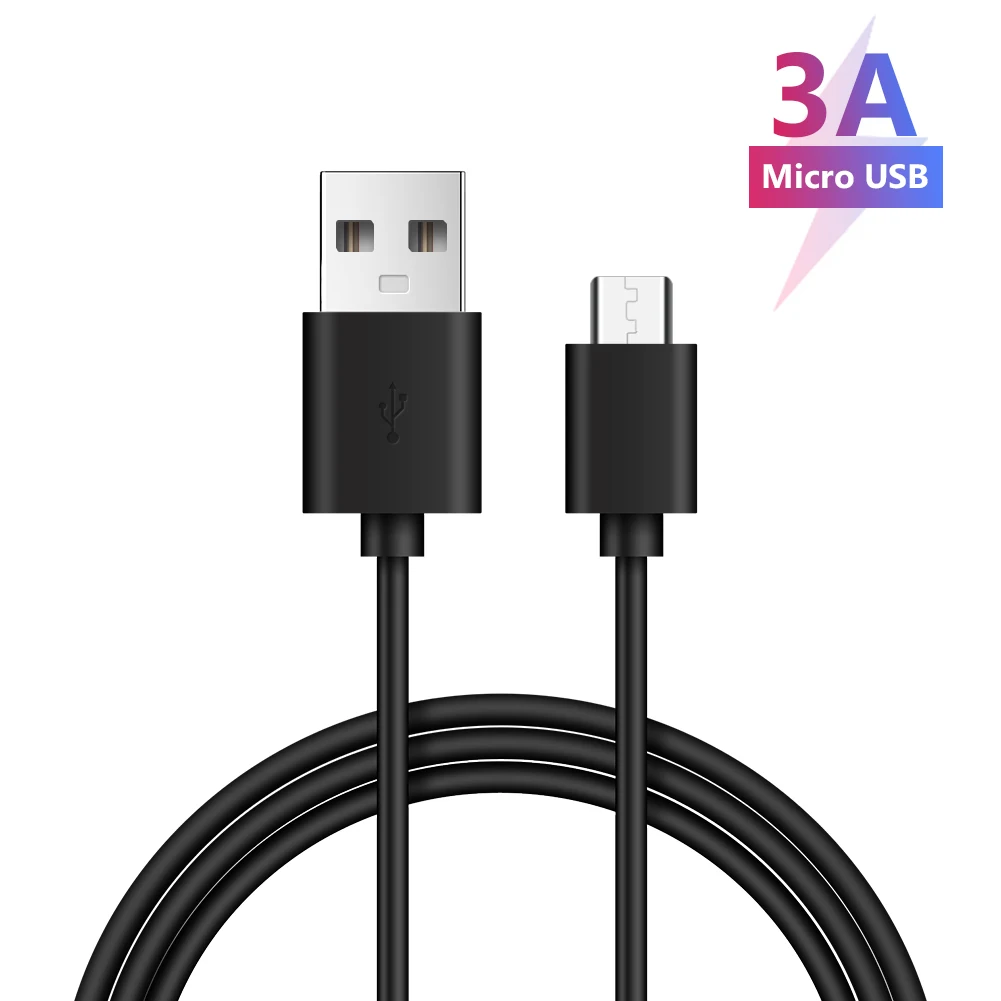 

Кабель Micro USB 10 шт., кабель для быстрой зарядки и передачи данных для Samsung, Xiaomi, Huawei, шнур для синхронизации 3A, 2A, USB кабель для передачи данных, м...