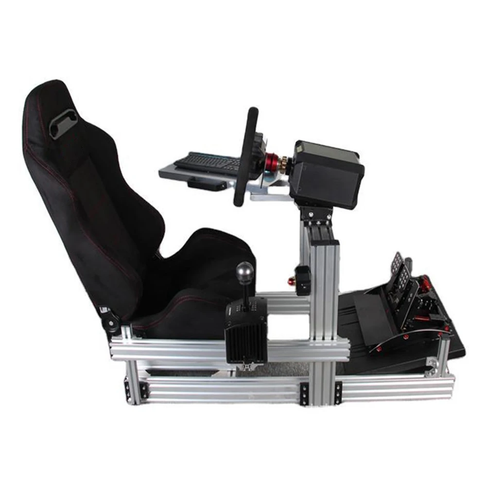 Game Diy Direct Drive Motion Sim Racing Simulator Rig Cockpit Seat Handbrake Black Anodized Sim Racing Stand Simulator DrivingCD