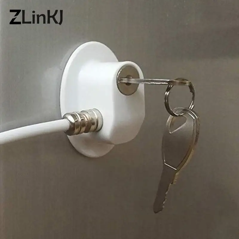 

1Pc Kids Safety Shifting Door Lock Refrigerator Door Lock with Key Fridge Freezer Child Proof Children Safety Lock Cabinet Locks