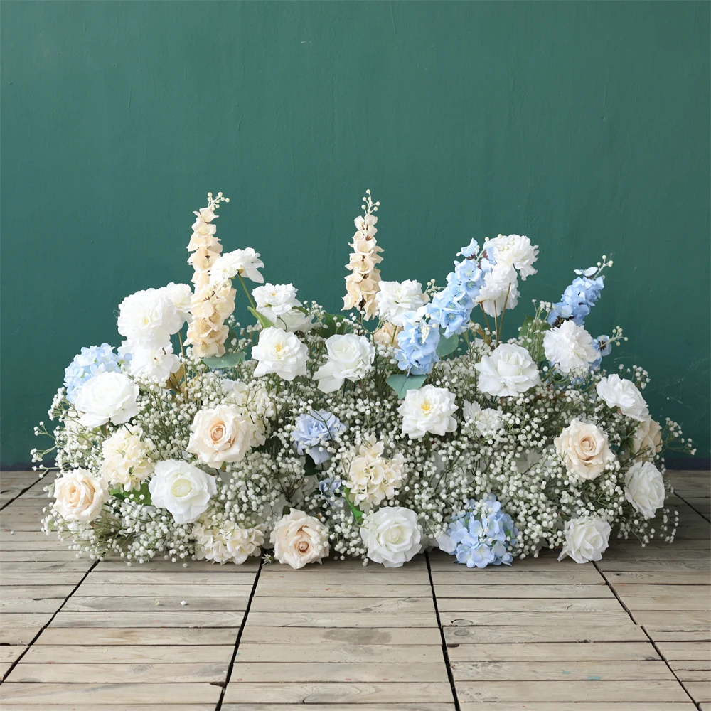 Белая синяя серия шампанского роза Гипсофила детская дышащая Цветочная