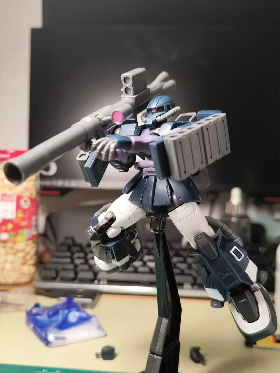 1/144 HG Origin Zakue II High Mobility Type Zeon Black Tri-Starars (Gaia/Mash) Комплект сборки модели Коллекционная