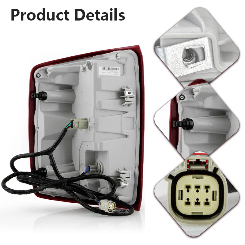 Задний фонарь для Chevrolet Silverado 1500 2016-2018 задний стоп-сигнал Стояночная фара сигнал