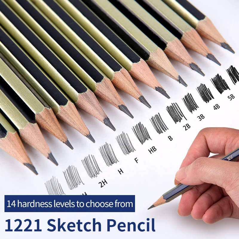 H Hb 2h 3h 4h 5h B 3b 4b 5b 6b 7b 8b Drawing Sketching Pencil Art Painting Stationery