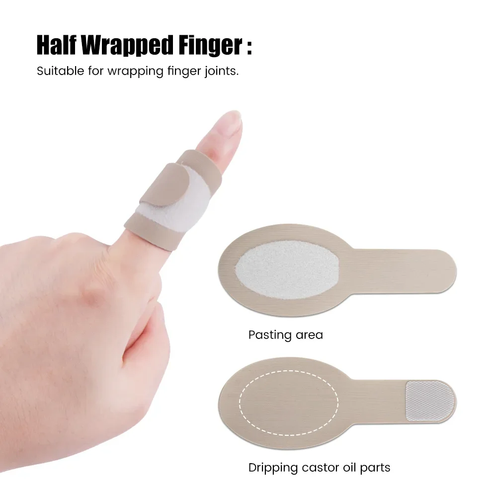 Упаковка для пальцев касторовое масло упаковка запястья органический хлопок