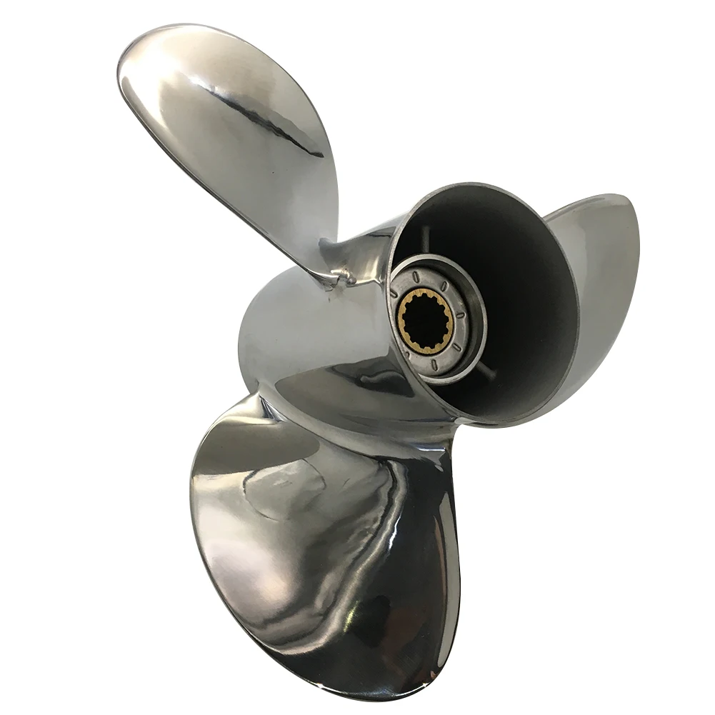Фото Гребной винт Captain Propeller 11x17 для подвесных двигателей Suzuki DT35C DT40 DT50 DF40A DF50 DT40 DT55 DT65, 3-лопастной, 13 шлицов. №4