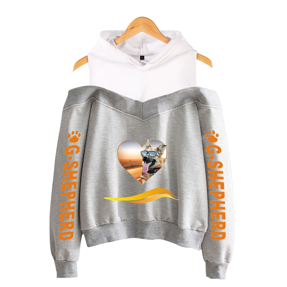 

Girl Hoodie 2023 hot girl off-the-shoulder hoodie sexy casual jacket spring summer autumn winter off-the-shoulder pullover