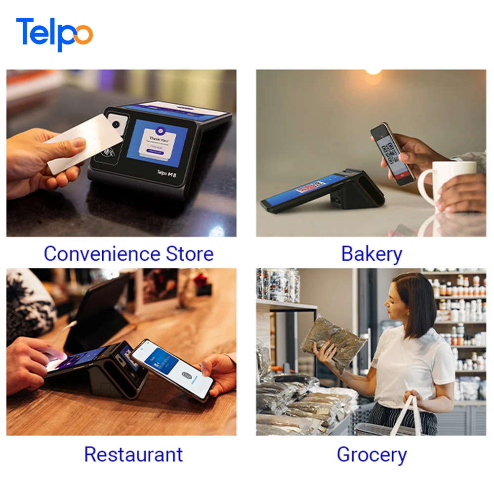 Кассовый аппарат Telpo для ресторанов все в одном двухэкранный планшет кассовый