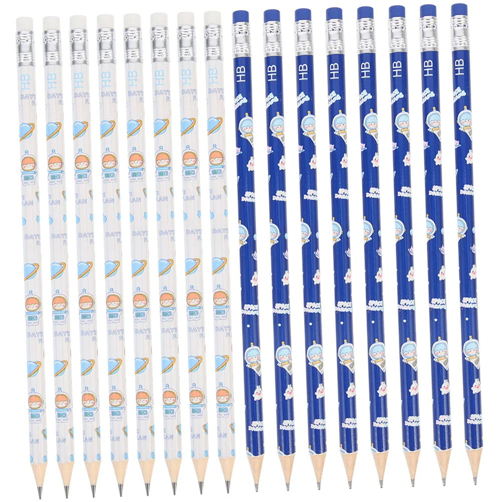 

50 Pcs Hb Wooden Graphite Pencils Convenient Drawing Writing Household Adorable Students Erasable Portable Pupils