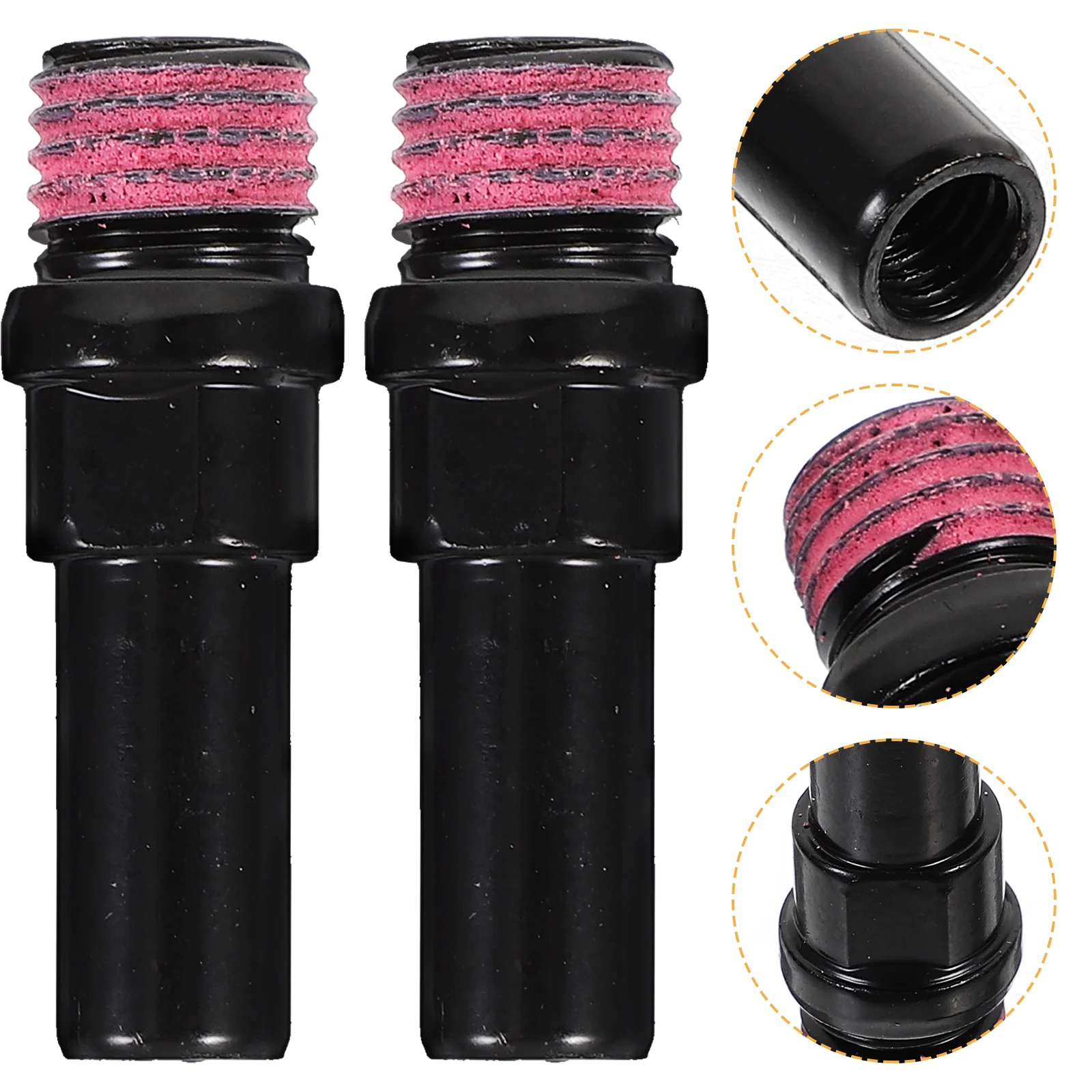 

2pcs Mountain Bike Brake Pivot Frame Screw Bolt M10 Fork For V Brake Systems Column Bike Brake Screw Parts (Black)