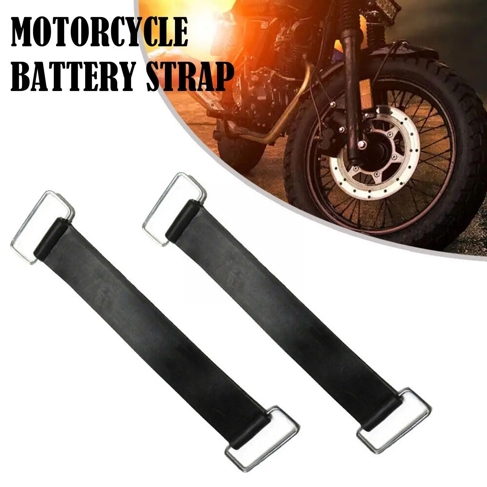 

1pcs Durable Motorcycle Battery Rubber Band Strap Fixed Holder Elastic Bandage Belt Stretchable For B9g9