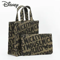 disney mickey original womens handbag luxury brand new womens bag 2 piece set large capacity multifunctional storage bag