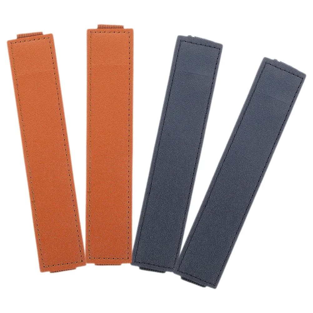 

4Pcs Notebook Pen Sleeve with Elastic Band Single Fountain Pen Pouch Pen Storage Bag