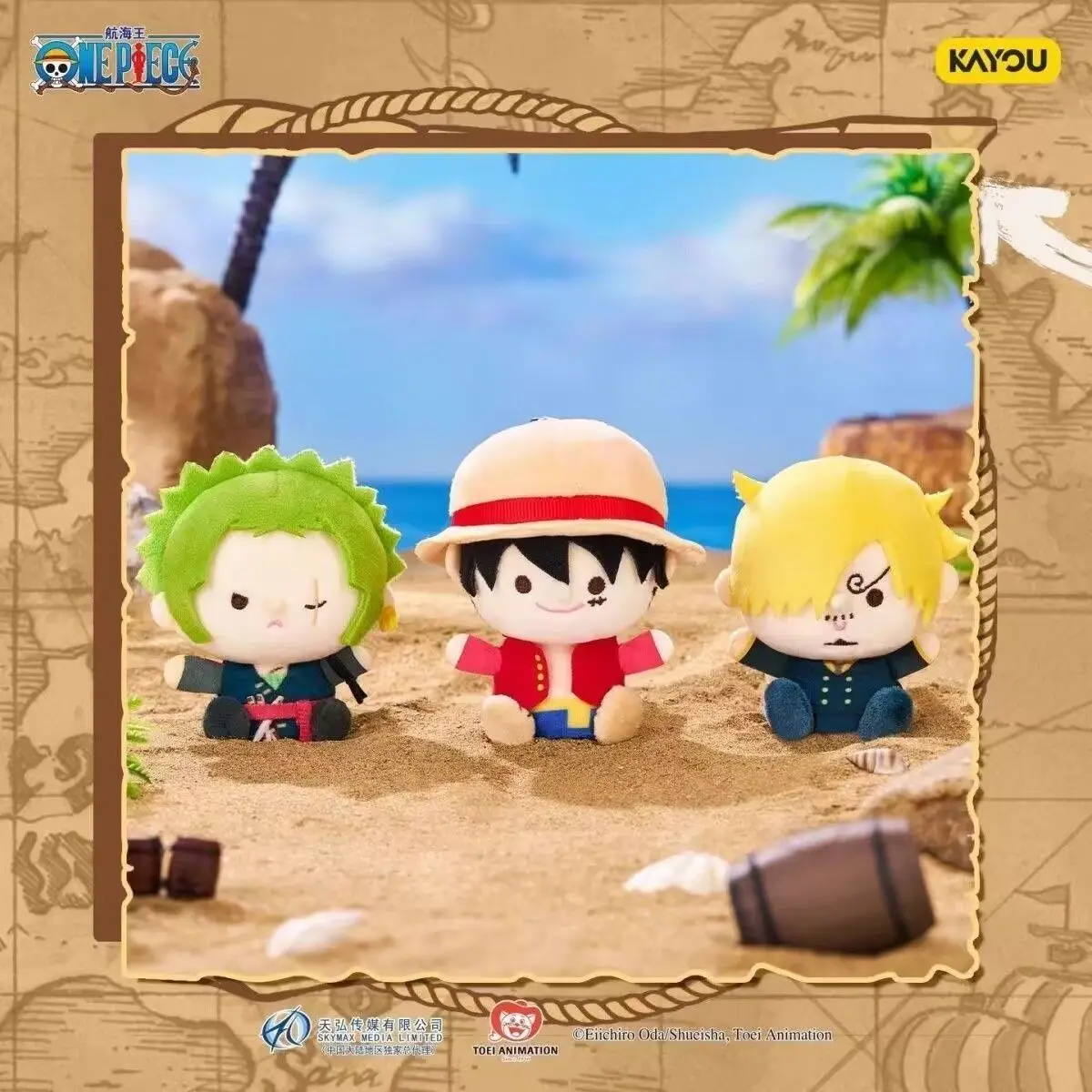 Фото Оригинальная коллекционная фигурка KAYOU One Piece в закрытой упаковке, милый брелок-подвеска: Луффи, Санджи, Чоппер, Зоро, Нами. Загадочная коробка, аниме-игрушка, подарки для фанатов. №4