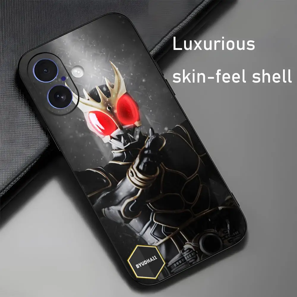 Фото Чехол для телефона Star Kamen R-Rider Kuuga для iPhone 17 16 15 14 13 12 11 X XR XS 8 Plus Mini Pro Max, мягкий черный противоударный чехол №2