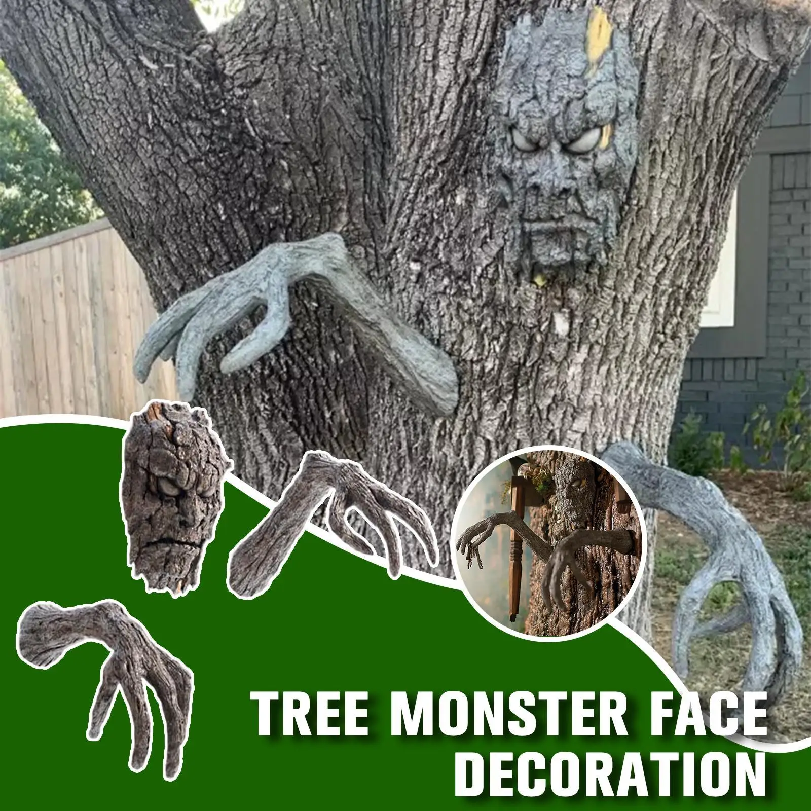 

Декор для лица с изображением лая, дерева, пасхальные реквизиты для улицы, Креативные украшения для сада, сада, уличная скульптура