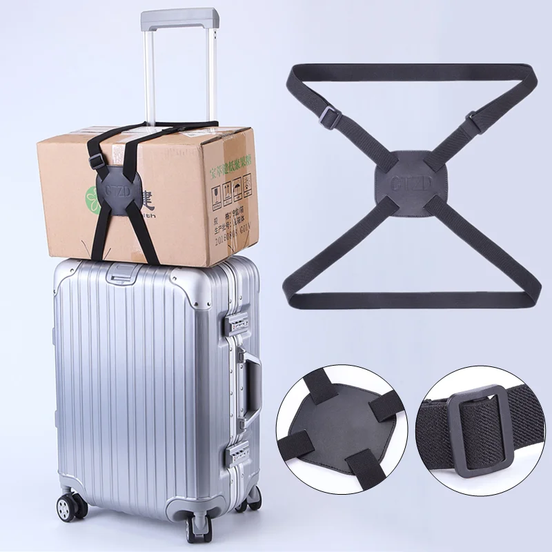

Elastic Telescopic Luggage Binding Belt Adjustable Travel Bag Fixed Belts Elastic Cord Cross Packing Belt Suitcase Binding Belts