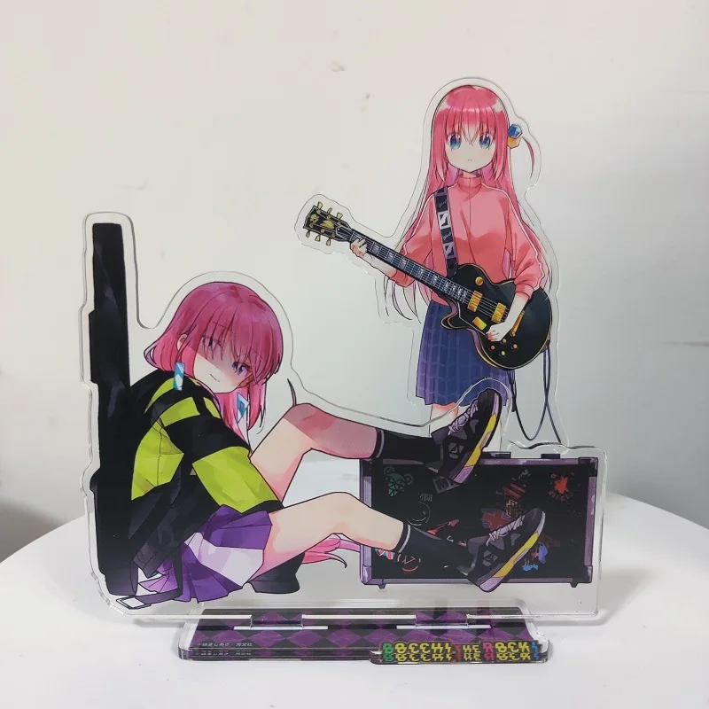 

15CM BOCCHI THE ROCK! Anime Figure Yari Goto Cosplay Acrylic Stands Model Creative Desk Decor Props Standing Sign Fans Gift