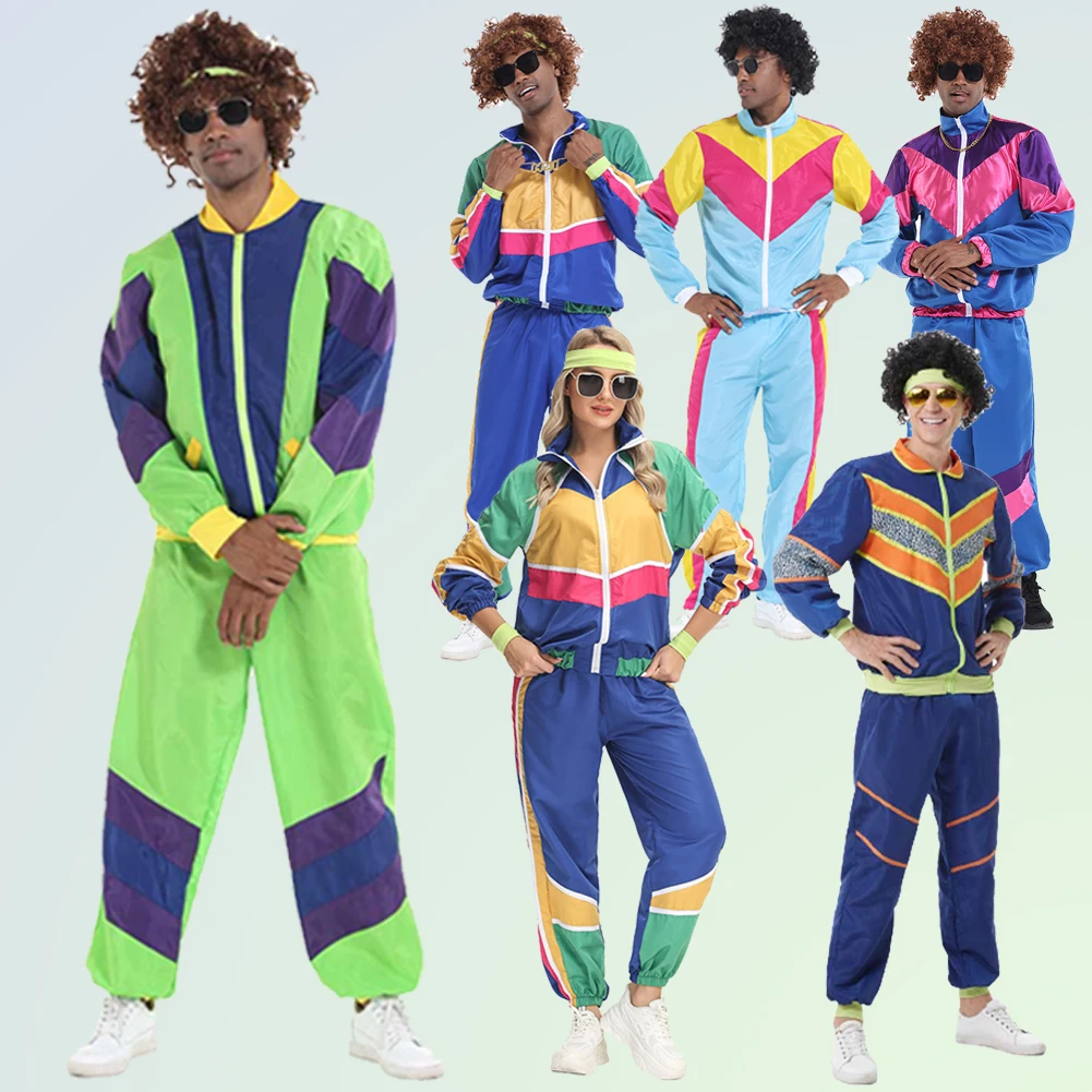 Костюм в стиле ретро для косплея хип-хоп 80-х и 70-х годов