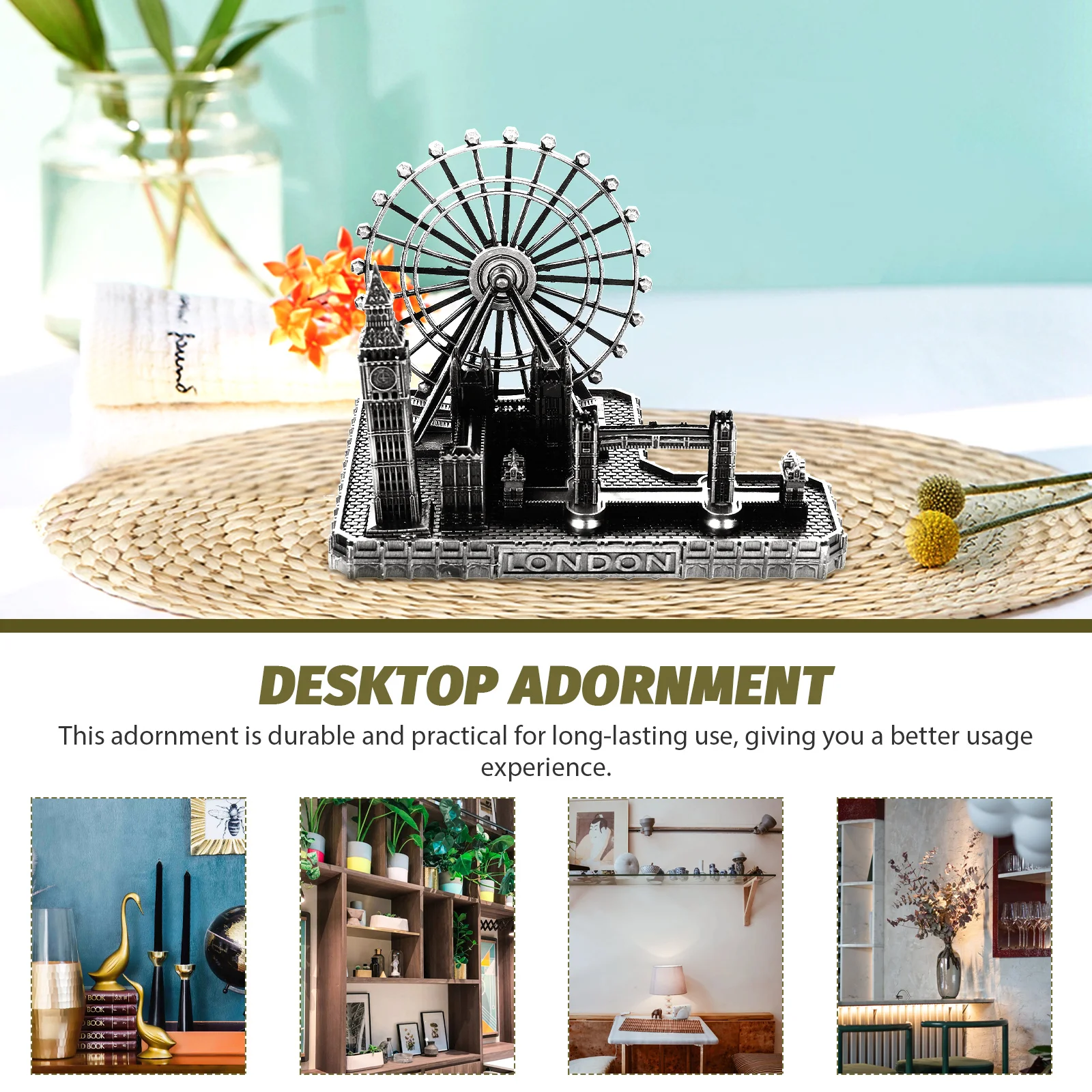 Металлические лондонские украшения настольные знаменитые здания декор часы Биг