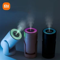 xiaomi 220ml usb air humidifier with led light for office home desktop electric ultrasonic cool water mist diffuser humidifier