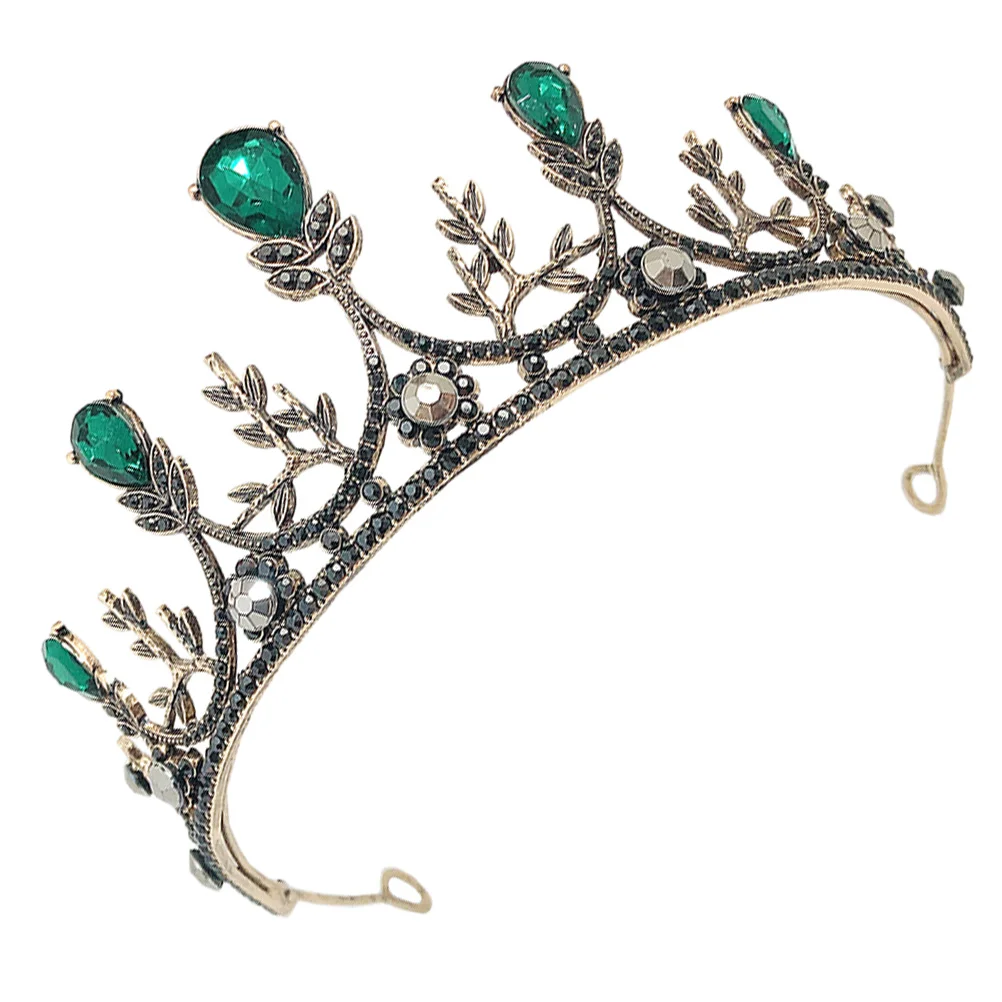 

Baroque Crown Wedding Hair Accessory Girls Alloy Bride Bridal Crowns Miss Headband