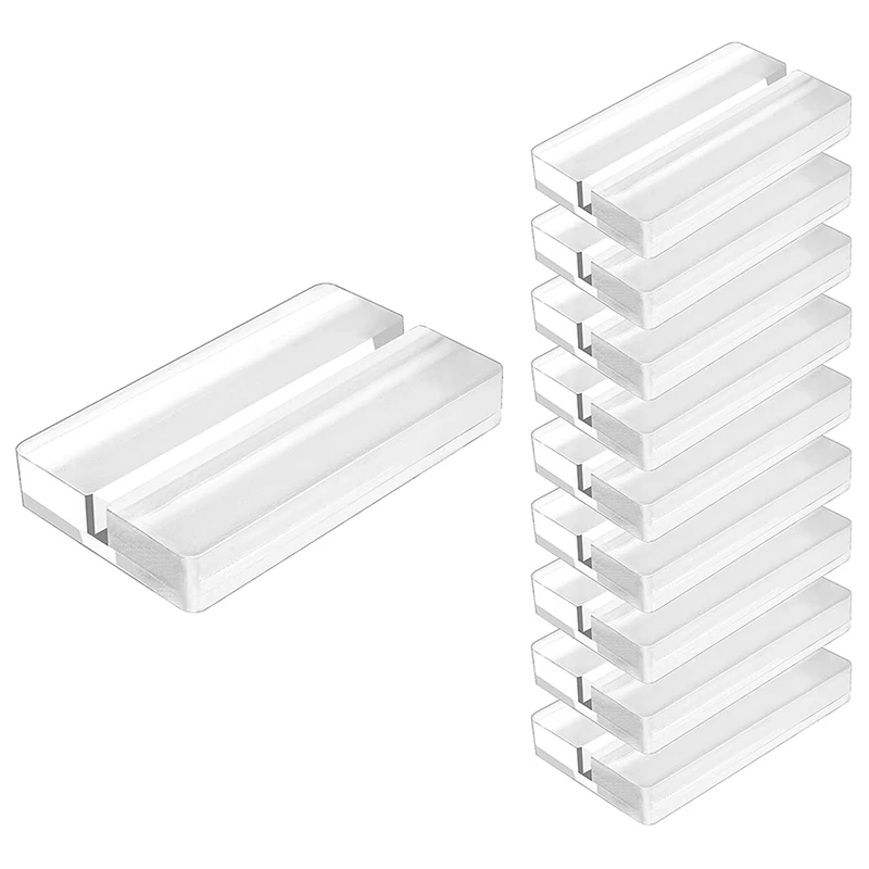 

Clear Acrylic Sign Holder Stand Slot Base On Table,For Wedding Sign,Table Numbers,Place Cards,Display Acrylic Sheets