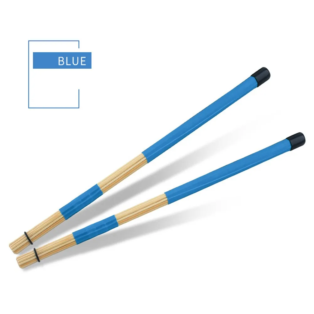 

1 Pair Drum Brushes Sticks 15.7in Professional Drum Brushes Bamboo Jazz Drums Sticks Accessories19 Dowels Percussion Accessories