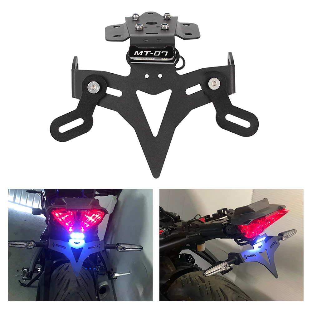 

Motorcycle License Plate Holder Fender Eliminator For MT-07 MT 07 MT07 2013-2021 2014 2018 Registration Bracket