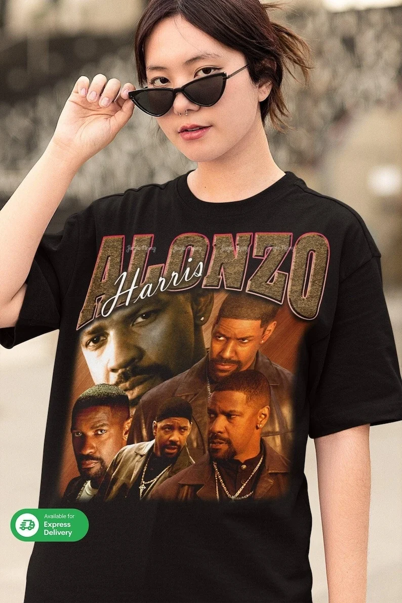 Ограниченная футболка Alonzo Harris идея подарка подарки для мужчин и женщин